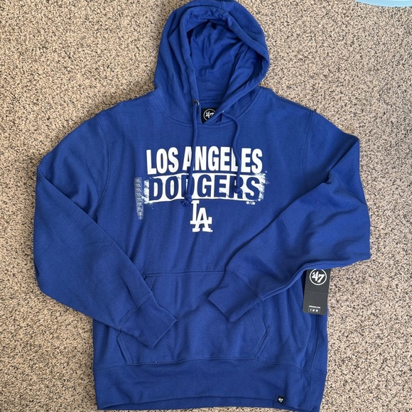 NWT ‘47 Royal Blue Los Angeles LA Dodgers Hoodie - Picture 4 of 6